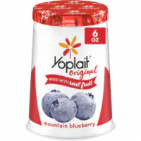Yoplait Original Low Fat Mountain Blueberry Yogurt Cup