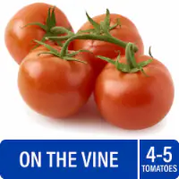 Fresh On the Vine Red Tomatoes by the Bunch (4-5 tomatoes per bunch)