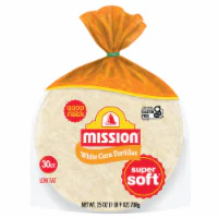 Mission Super Soft White Corn Tortillas