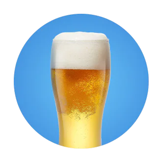 a tall glass of beer
