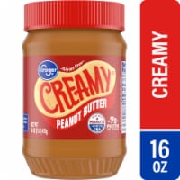 CREAMY PEANUT BUTTER - KROGER - 16 OZ